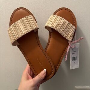 Vinyard Vines Woven Slide Sandals